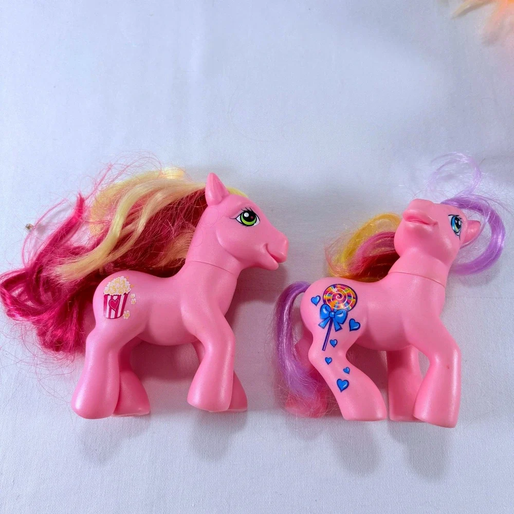 My Little Pony G3 Pink Hasbro 2002-2006 Butterpop Tea Leaf Swirlypop 3 Figures